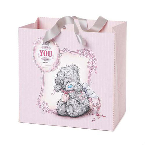 Small Me to You Bear Pink Gift Bag £1.75